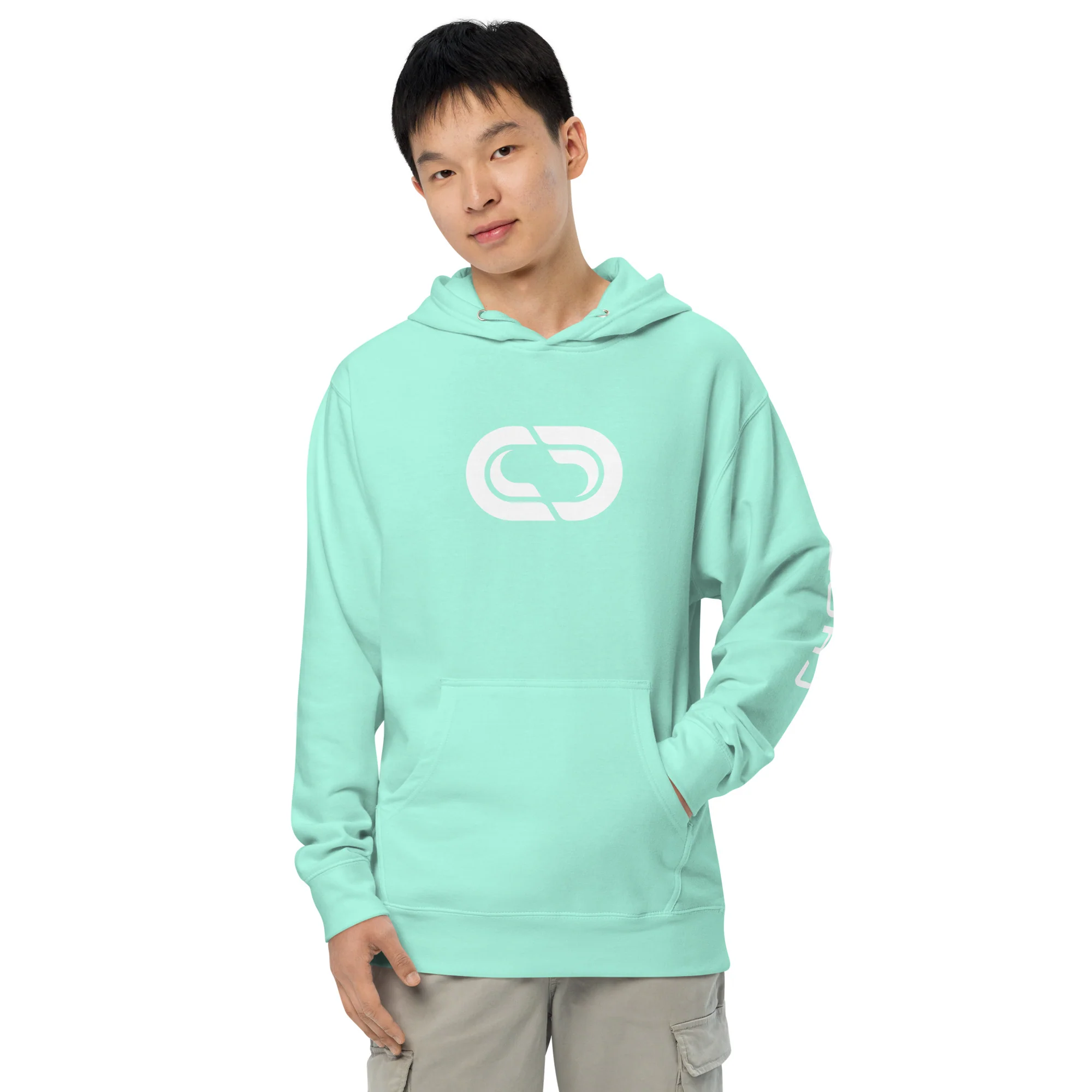 Logo Duo Midweight Hoodie - Independent Trading Co. - Image 3