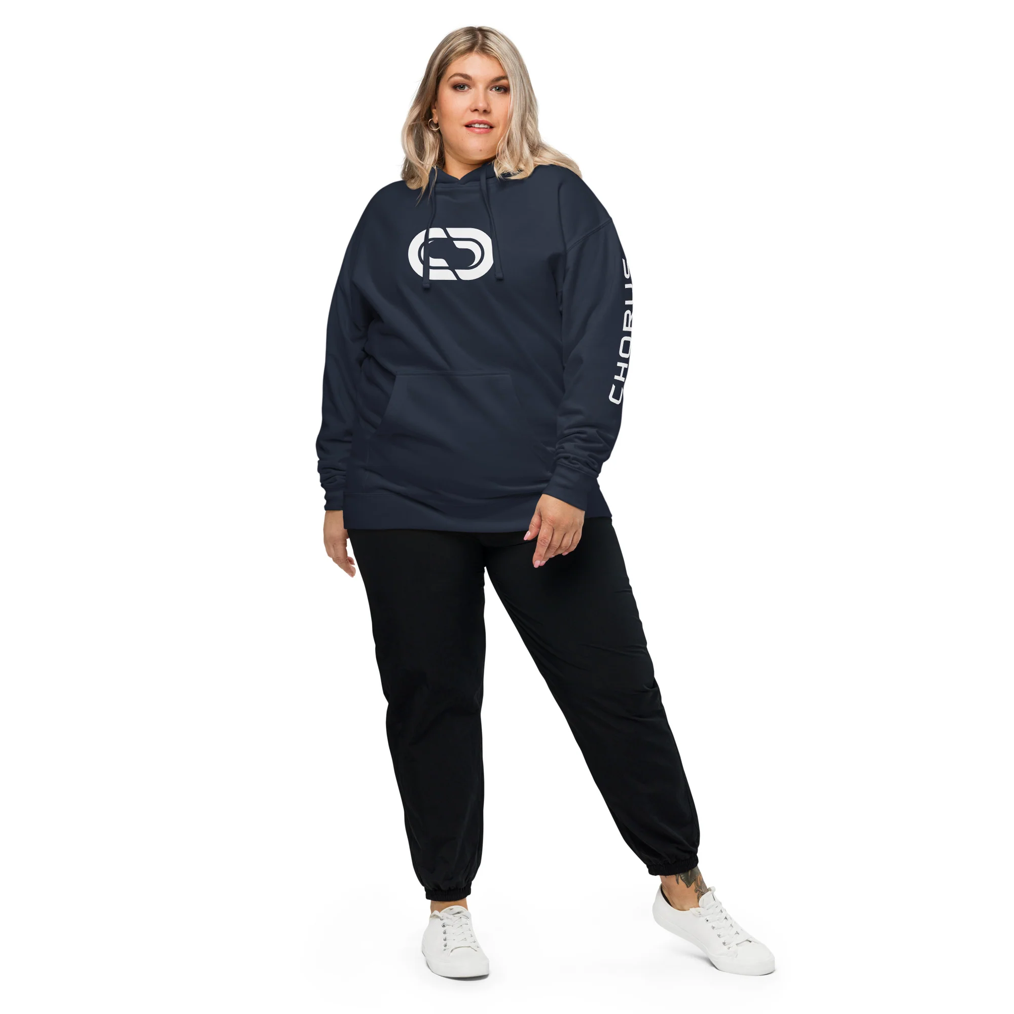 Logo Duo Midweight Hoodie - Independent Trading Co. - Image 4